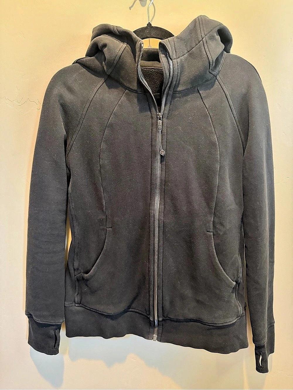 Lululemon Scuba Full-Zip Hoodie Black Zip Hoodie Size 12